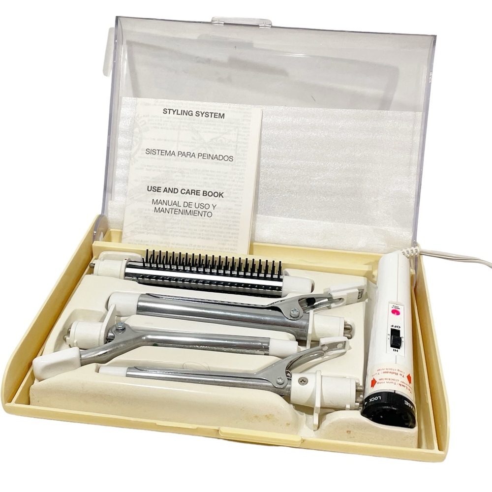 Vintage Windmere Styling System Curling Iron Multi Size Haircare